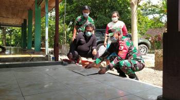 Di Desa Ngrancang, Danrem Cek Pelaksanaan TMMD Tambakrejo Bojonegoro